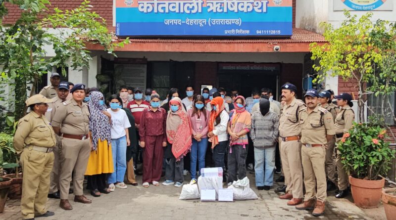 ऋषिकेश में अवैध जुआ पार्टी पर पुलिस की सर्जिकल स्ट्राइक, 40 गिरफ्तार