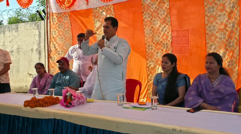 क्षेत्र का समग्र विकास उनकी सर्वोच्च प्राथमिकता: प्रेमचंद अग्रवाल